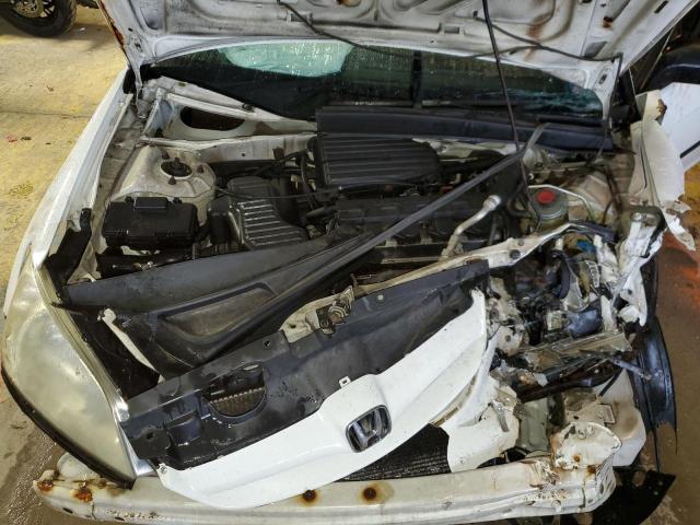 1HGES16314L024661 - 2004 HONDA CIVIC DX V WHITE photo 11