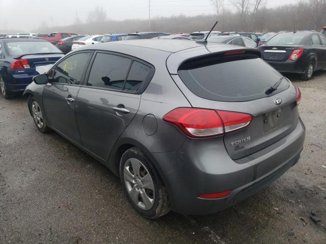 KNAFK5A84G5620897 - 2016 KIA FORTE LX GRAY photo 3