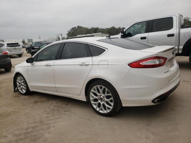 3FA6P0K94ER246659 - 2014 FORD FUSION TIT WHITE photo 2