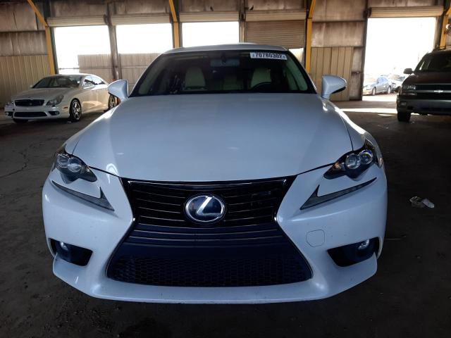 JTHBF1D2XF5066607 - 2015 LEXUS IS 250 WHITE photo 5