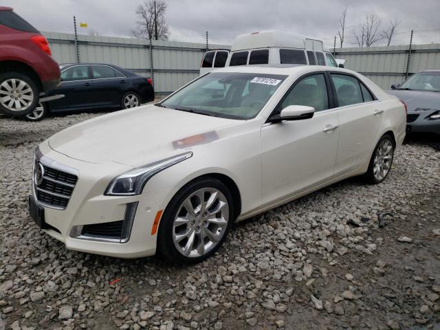 1G6AY5S33E0161616 - 2014 CADILLAC CTS PERFOR WHITE photo 1