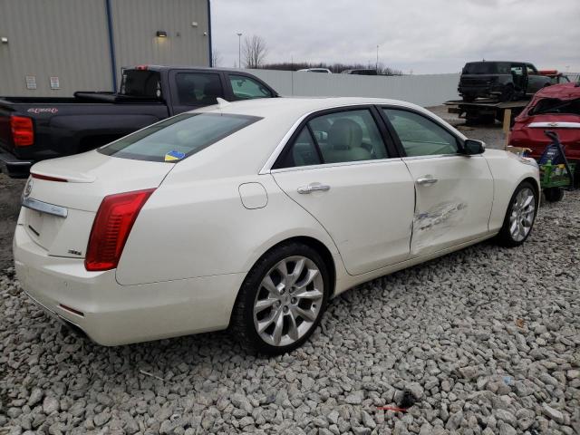 1G6AY5S33E0161616 - 2014 CADILLAC CTS PERFOR WHITE photo 3