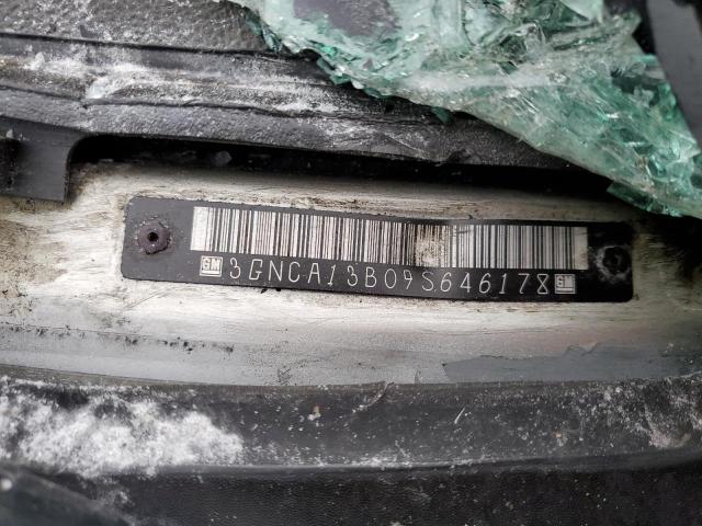 3GNCA13B09S646178 - 2009 CHEVROLET HHR LS SILVER photo 12