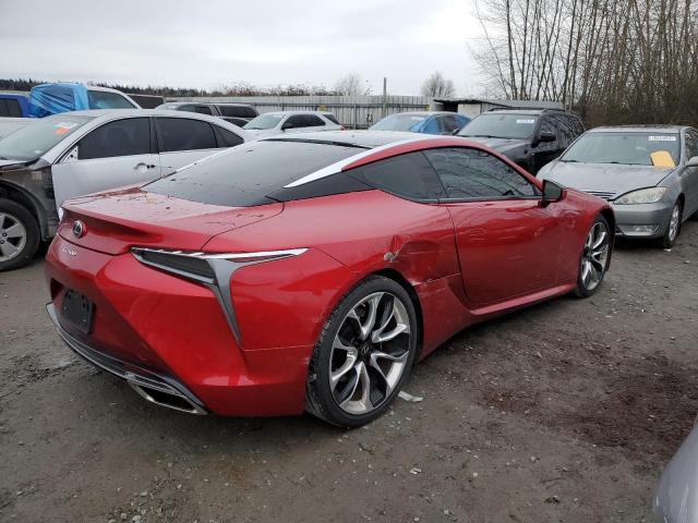 JTHHP5AYXJA000534 - 2018 LEXUS LC 500 RED photo 3