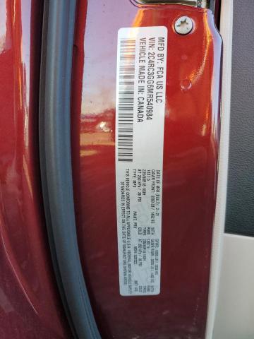 2C4RC3GG6MR540984 - 2021 CHRYSLER PACIFICA L RED photo 13