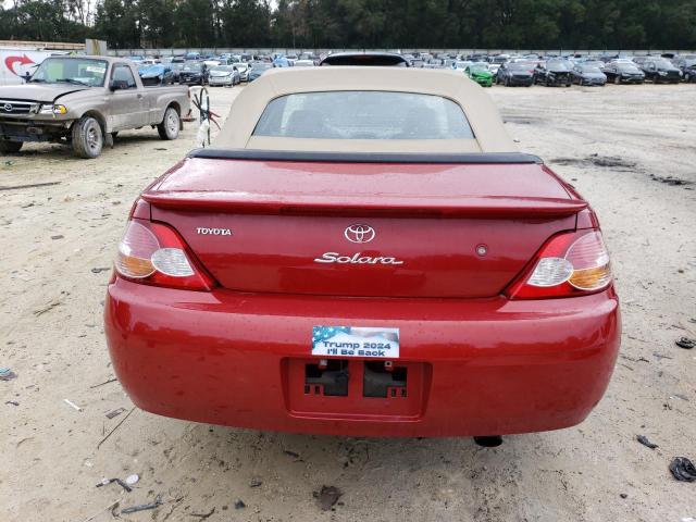 2T1FF22P92C579867 - 2002 TOYOTA CAMRY SOLA RED photo 6