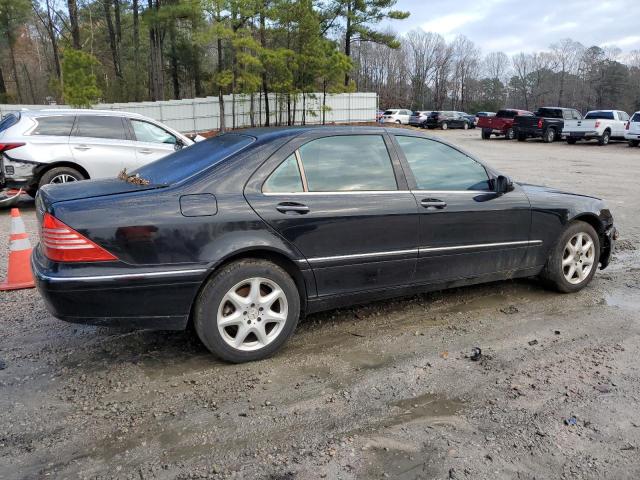 WDBNG84J43A346410 - 2003 MERCEDES-BENZ S 500 4MAT BLACK photo 3