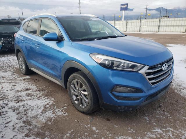 KM8J33A40JU625700 - 2018 HYUNDAI TUCSON SEL BLUE photo 4