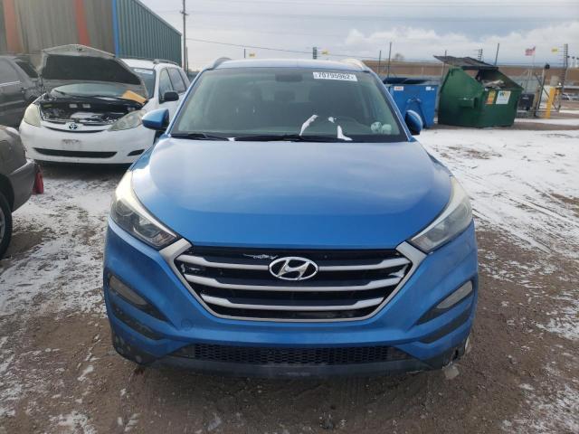 KM8J33A40JU625700 - 2018 HYUNDAI TUCSON SEL BLUE photo 5