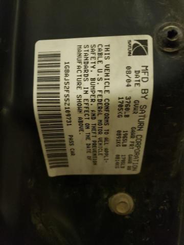 1G8AJ52F55Z109731 - 2005 SATURN ION LEVEL Gümüş foto 12