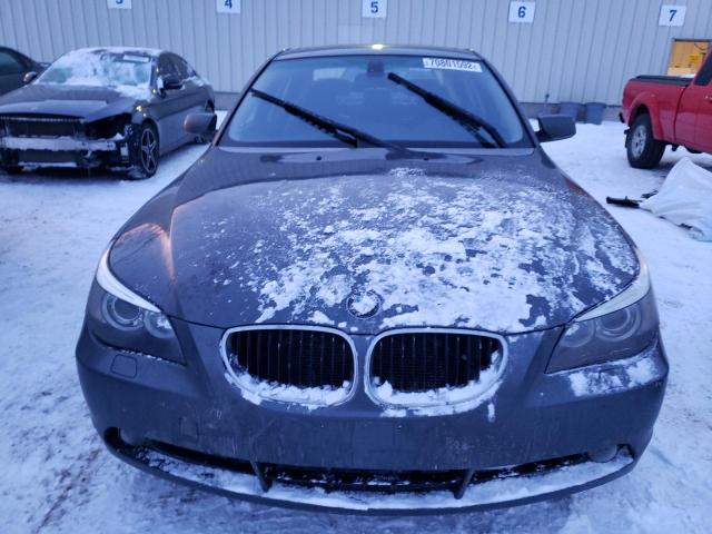 WBANF33516CB86166 - 2006 BMW 525 XI GRAY photo 5