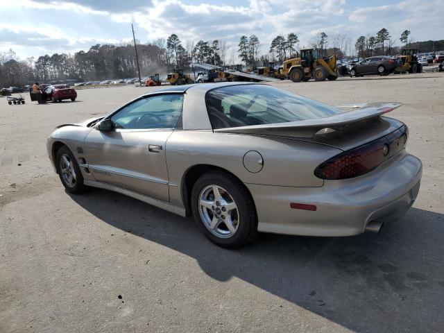 2G2FV22GX22158384 - 2002 PONTIAC FIREBIRD F SILVER photo 2