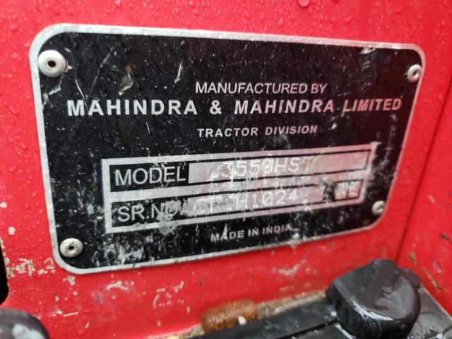 CT1H1024 - 2015 MAHINDRA AND MAHINDRA TRACTOR RED photo 10
