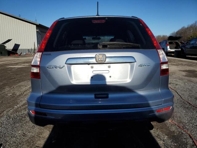 5J6RE4H74AL080415 - 2010 HONDA CR-V EXL BLUE photo 6