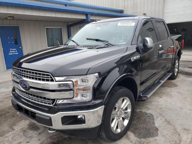 1FTEW1E49KFA75155 - 2019 FORD F-150 BLACK photo 1