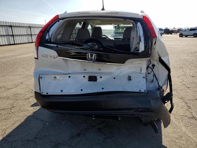 5J6RM3H76EL002608 - 2014 HONDA CR-V EXL WHITE photo 6