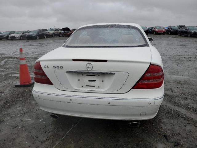 WDBPJ75J12A026222 - 2002 MERCEDES-BENZ CL 500 WHITE photo 6