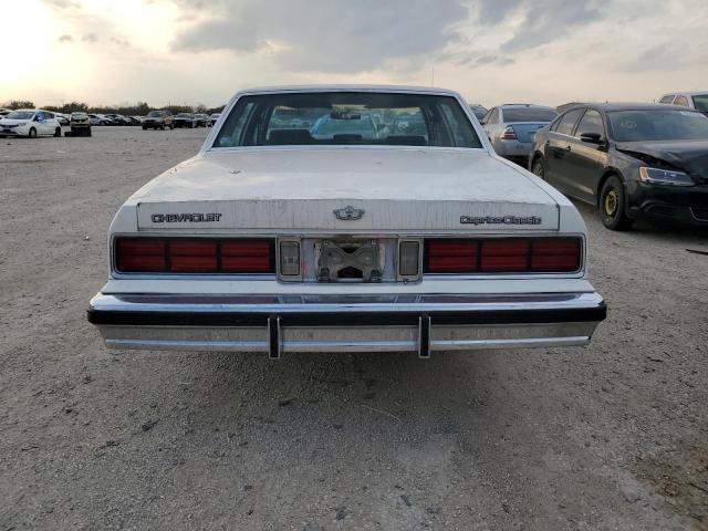 1G1BN69H8G9109021 - 1986 CHEVROLET CAPRICE CL 白色 照片 6