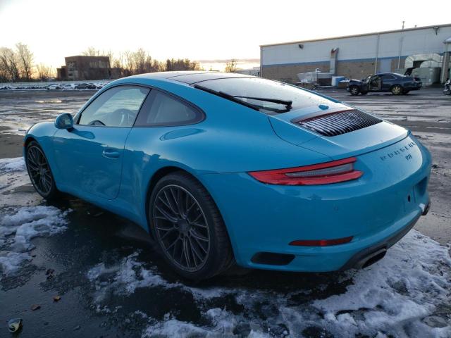 WP0AA2A93HS106596 - 2017 PORSCHE 911 CARRER BLUE photo 2