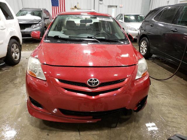 JTDBT923471149835 - 2007 TOYOTA YARIS RED photo 5