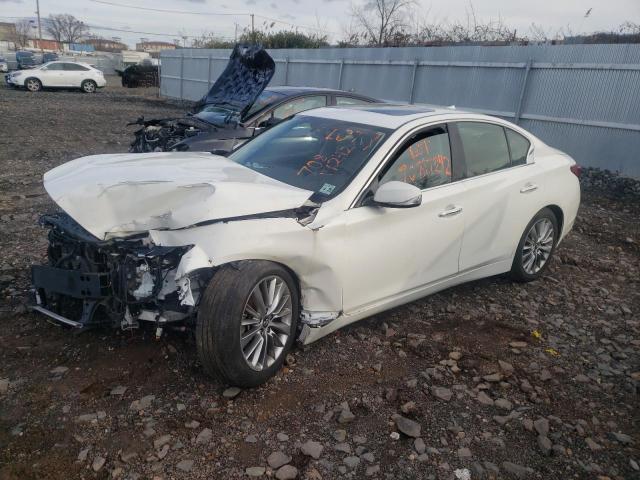 JN1EV7AP0LM207225 - 2020 INFINITI Q50 PURE WHITE photo 1