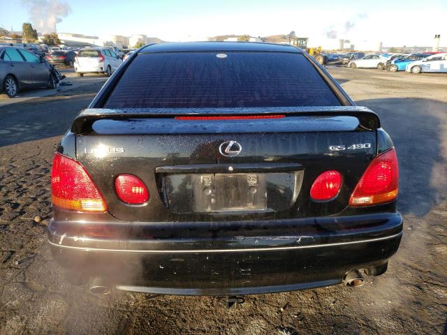 JT8BL69S140014520 - 2004 LEXUS GS 430 BLACK photo 6