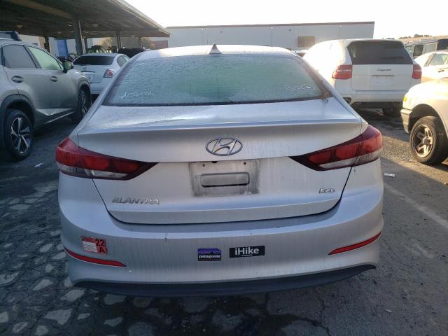 5NPD94LA5HH075360 - 2017 HYUNDAI ELANTRA EC SILVER photo 6