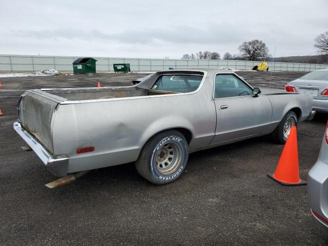 7A47H184295 - 1977 FORD RANCHERO SILVER photo 3