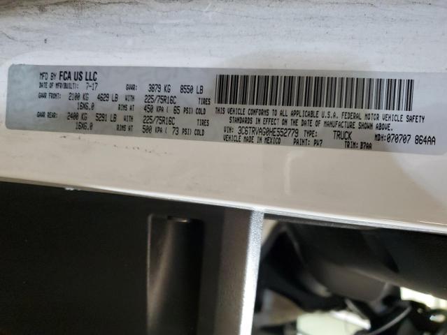 3C6TRVAG0HE552779 - 2017 RAM PROMASTER 白色 照片 13
