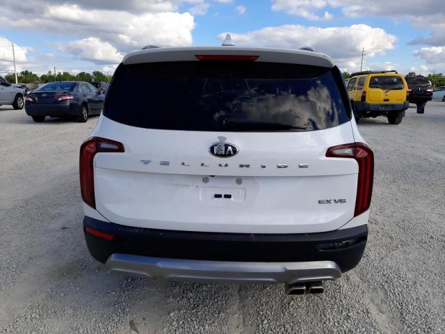 5XYP34HC3LG077147 - 2020 KIA TELLURIDE WHITE photo 6