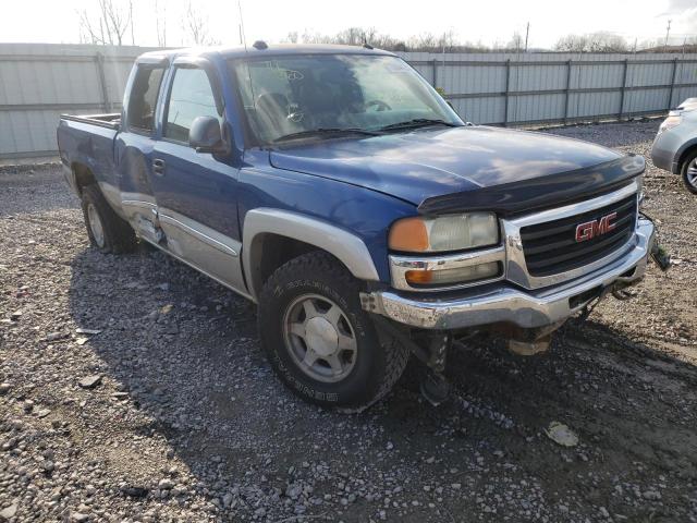 1GTEK19T34Z306811 - 2004 GMC SIERRA1500 BLUE photo 1