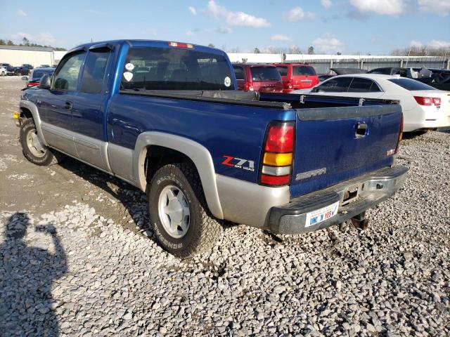 1GTEK19T34Z306811 - 2004 GMC SIERRA1500 BLUE photo 3