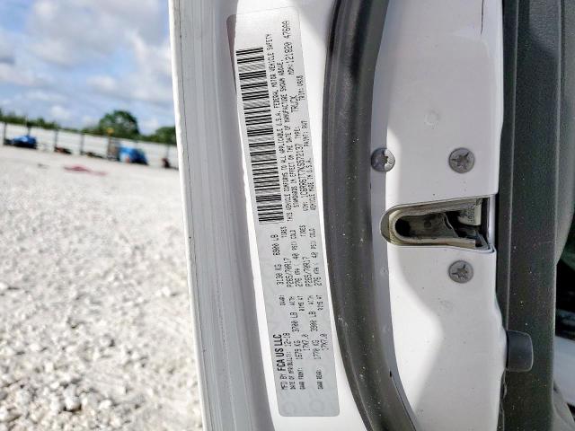 1C6RR6TT7KS572137 - 2019 RAM 1500 CLASS თეთრი ფოტო 10