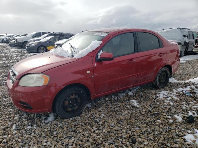 KL1TD56628B072027 - 2008 CHEVROLET AVEO BASE BURGUNDY photo 1