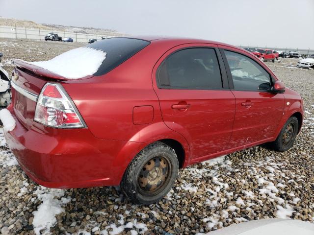 KL1TD56628B072027 - 2008 CHEVROLET AVEO BASE BURGUNDY photo 3