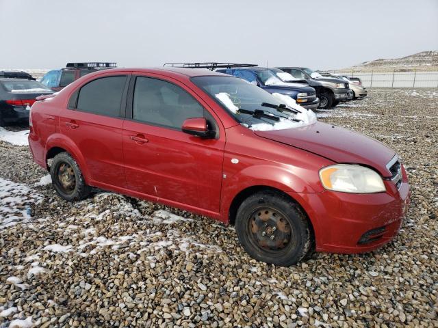 KL1TD56628B072027 - 2008 CHEVROLET AVEO BASE BURGUNDY photo 4