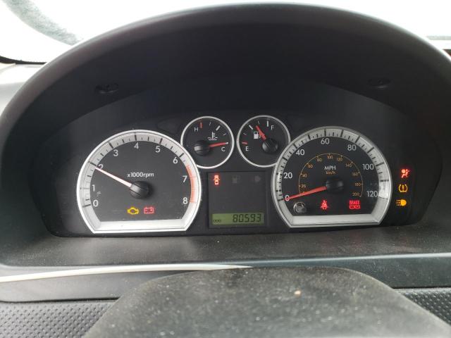 KL1TD56628B072027 - 2008 CHEVROLET AVEO BASE BURGUNDY photo 9