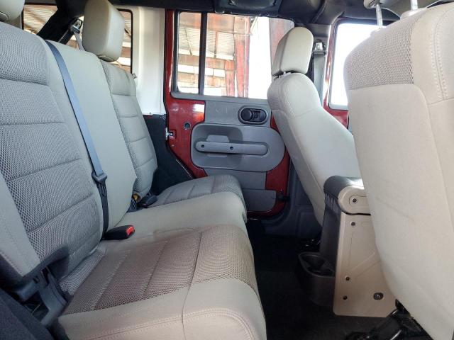 1J4GB59107L227614 - 2007 JEEP WRANGLER S MAROON photo 11