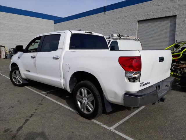 5TBEV58107S463712 - 2007 TOYOTA TUNDRA CRE WHITE photo 2