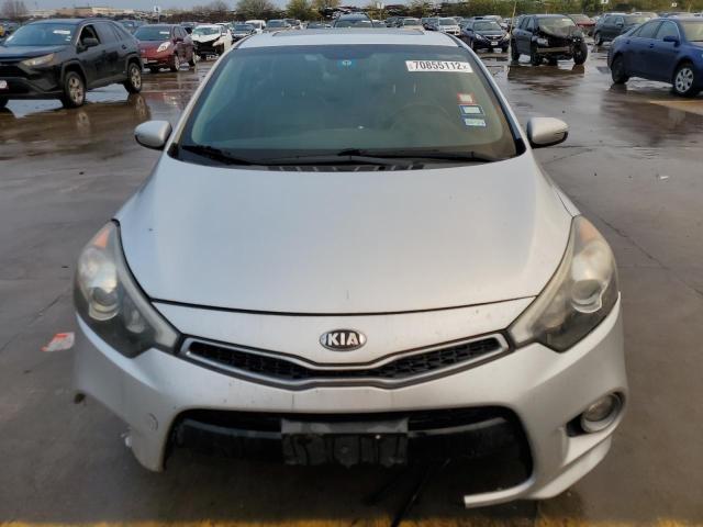 KNAFX6A85E5159696 - 2014 KIA FORTE EX SILVER photo 5