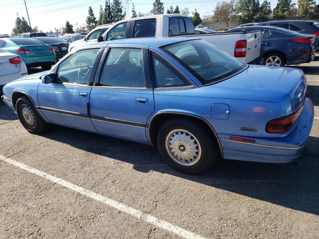 2G4WB55L8R1431946 - 1994 BUICK REGAL CUST BLUE photo 2