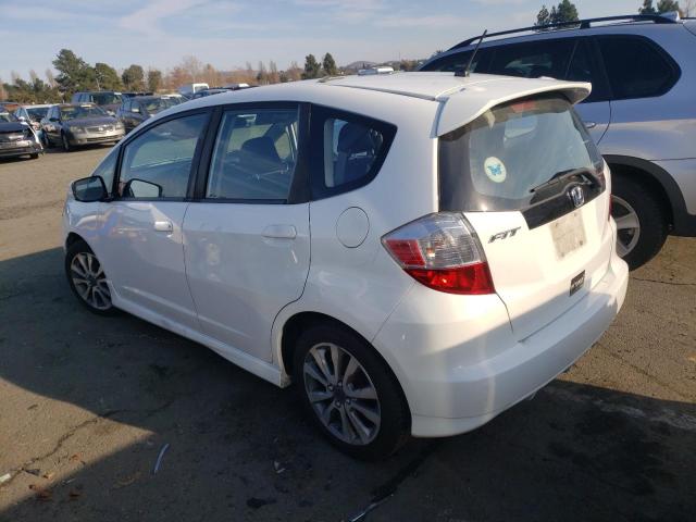 JHMGE8H59CS005249 - 2012 HONDA FIT SPORT WHITE photo 2