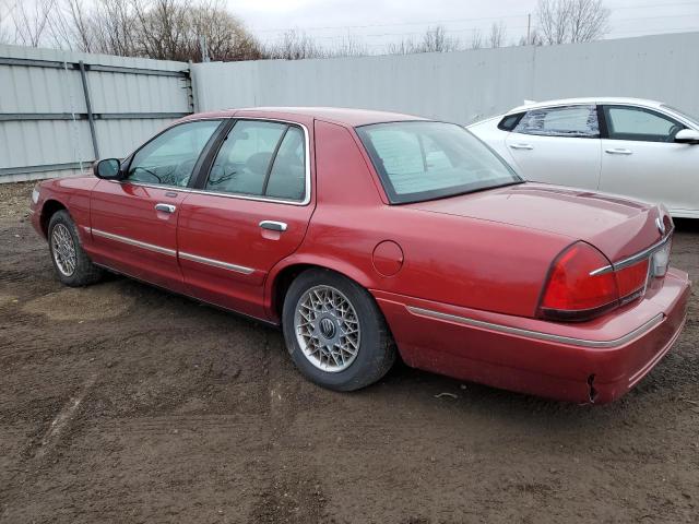 2MEFM74W8XX730500 - 1999 MERCURY GRAND MARQ BURGUNDY photo 2