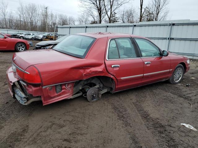 2MEFM74W8XX730500 - 1999 MERCURY GRAND MARQ BURGUNDY photo 3