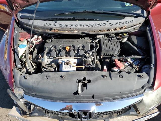 19XFA1F65AE037286 - 2010 HONDA CIVIC LX-S Burgund zdjęcie 11