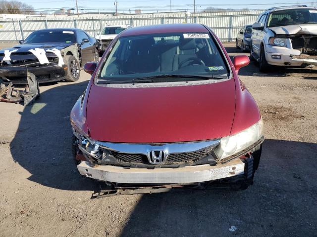 19XFA1F65AE037286 - 2010 HONDA CIVIC LX-S Burgund zdjęcie 5