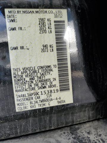 1N4BL3AP5DC153819 - 2013 NISSAN ALTIMA 3.5 BLACK photo 13