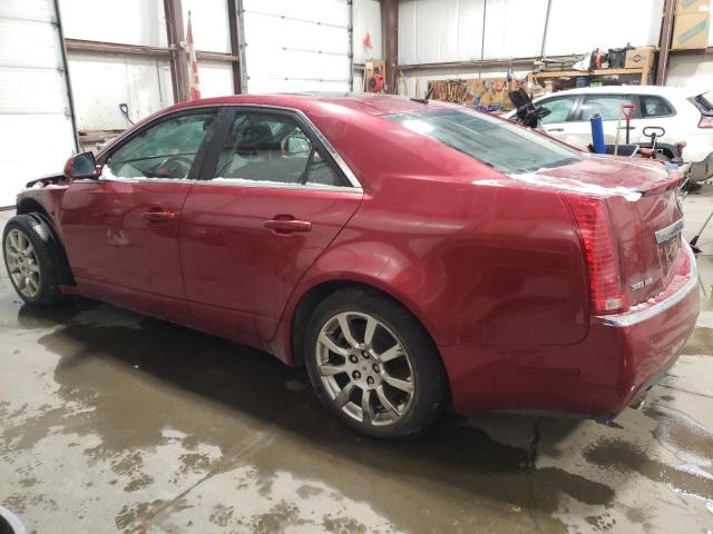 1G6DT57V180145697 - 2008 CADILLAC CTS HI FEA RED photo 2