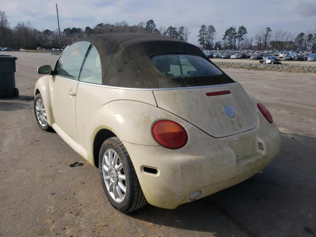 3VWCM31Y74M343542 - 2004 VOLKSWAGEN NEW BEETLE 白色 照片 3