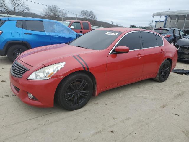 JN1CV6AP8AM403363 - 2010 INFINITI G37 BASE RED photo 1